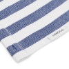 Gestreepte strandhanddoek - Macy beach towel stripe surf blue/white